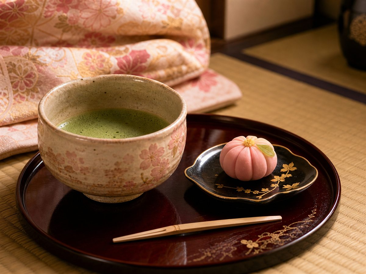 Matcha and Japanese sweets